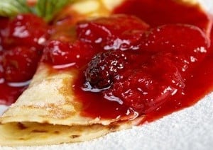 crepe sauce fraise